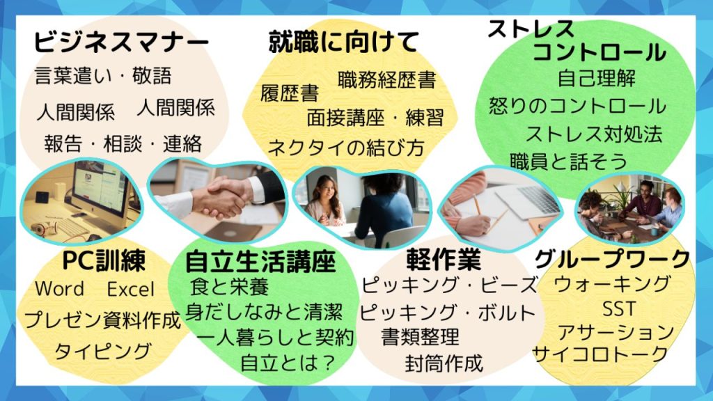 バリエーション豊かな教材、600を超える支援プログラム