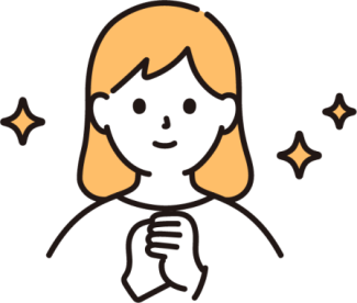 キラキラしている女性