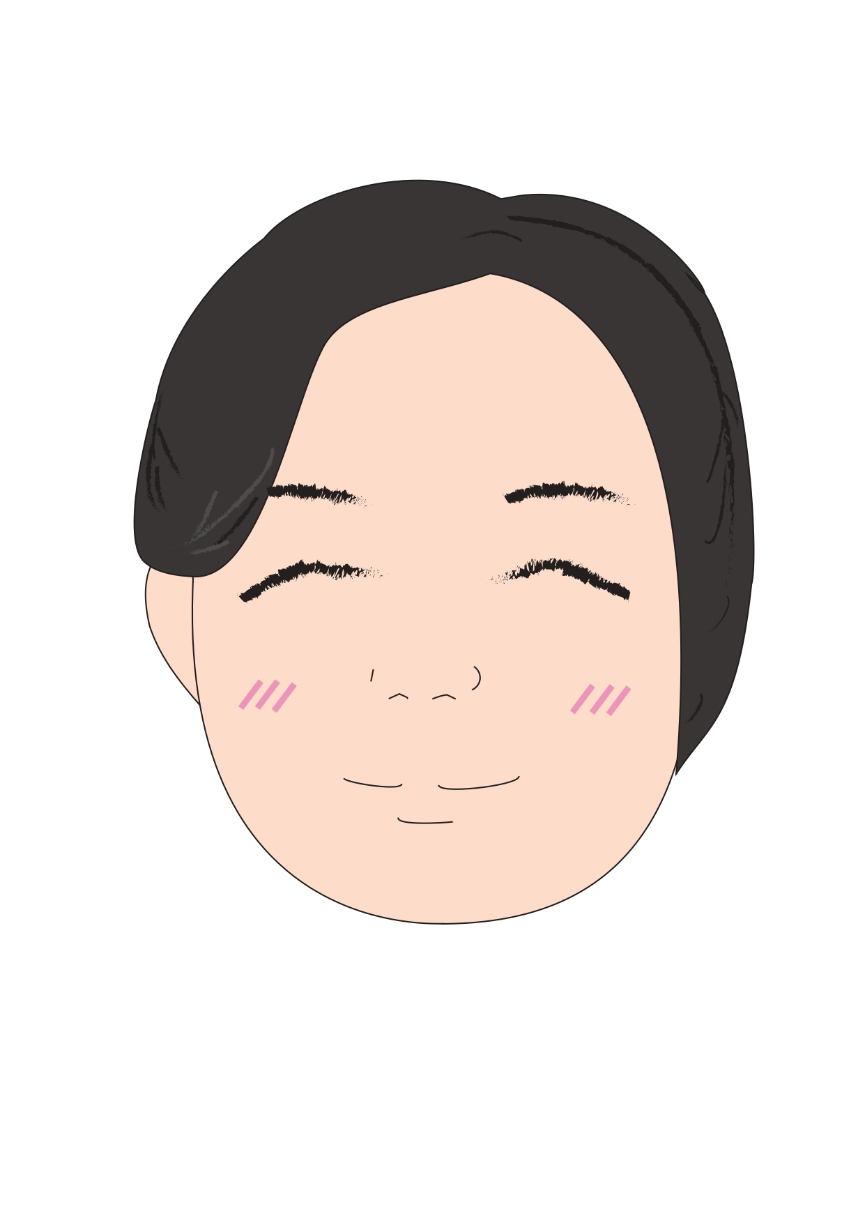 サービス管理責任者G似顔絵