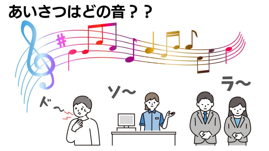 あいさつの音について