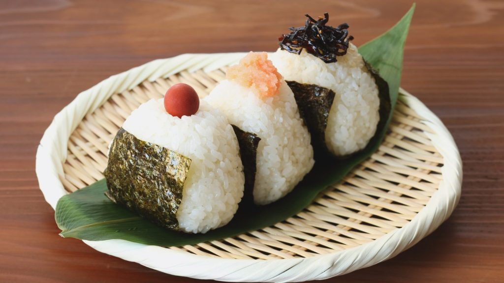 おにぎりのサンプル画像。