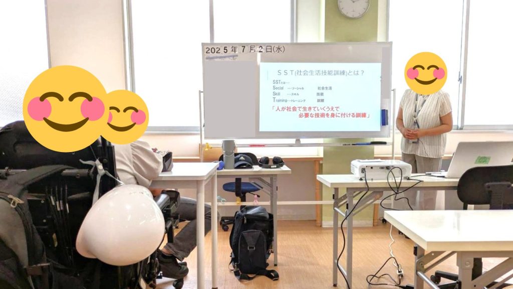 SSTの説明をする様子