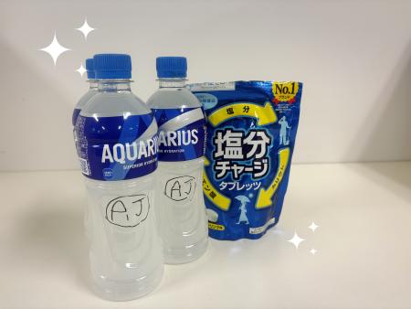 スポドリ、塩分、熱中症対策、アクセスジョブ浜松駅前