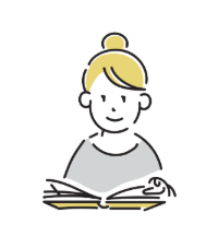 本を読む女性