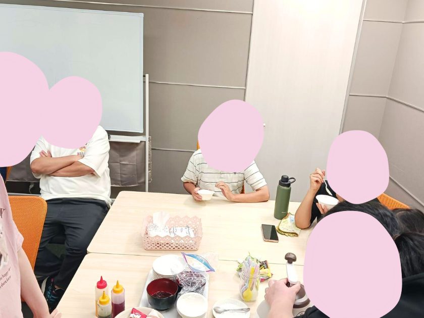 みなさんで美味しくいただきました。