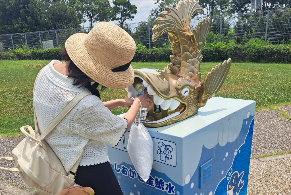 水分補給をしている方