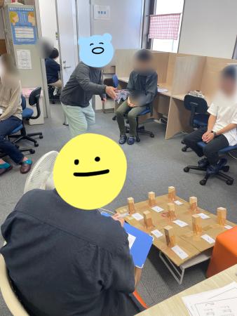 輪投げ、協力、コミュニケーション、協働