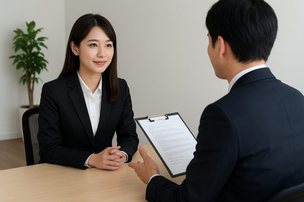 障害を伝える?伝えない?オープン就労とクローズ就労のメリット・デメリットを解説の面接練習の様子