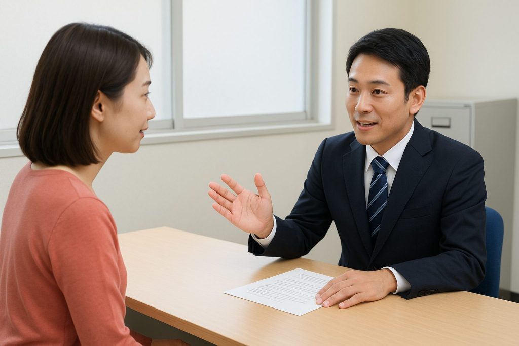 障害者手帳とは？種類・申請方法・メリットをわかりやすく解説の相談しているイメージ写真