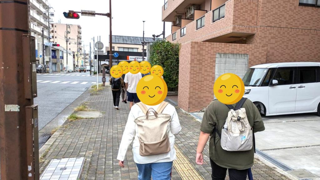 はま防～家に向かう道中の様子