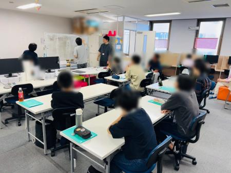 グループワーク、絵しりとり、練習