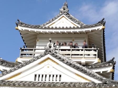 浜松城から、天守閣