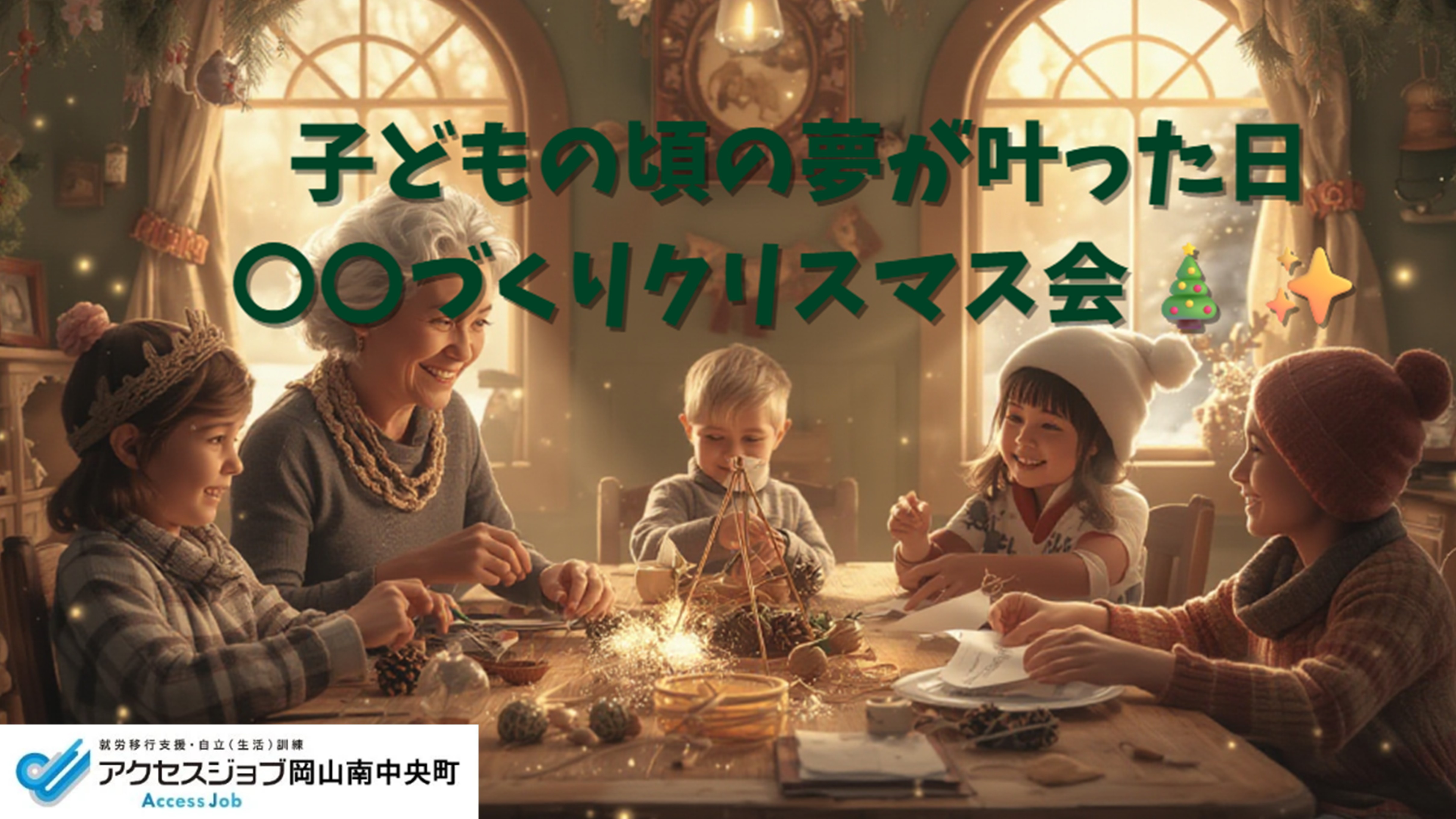 クリスマス会 就労移行支援事業所