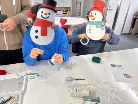 グループワーク、工作