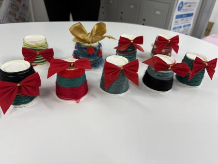 紙コップツリー、工作、お手製