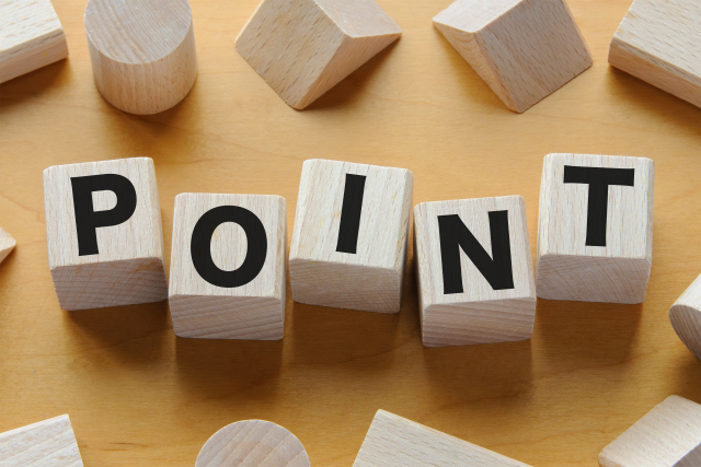 POINTの文字の画像