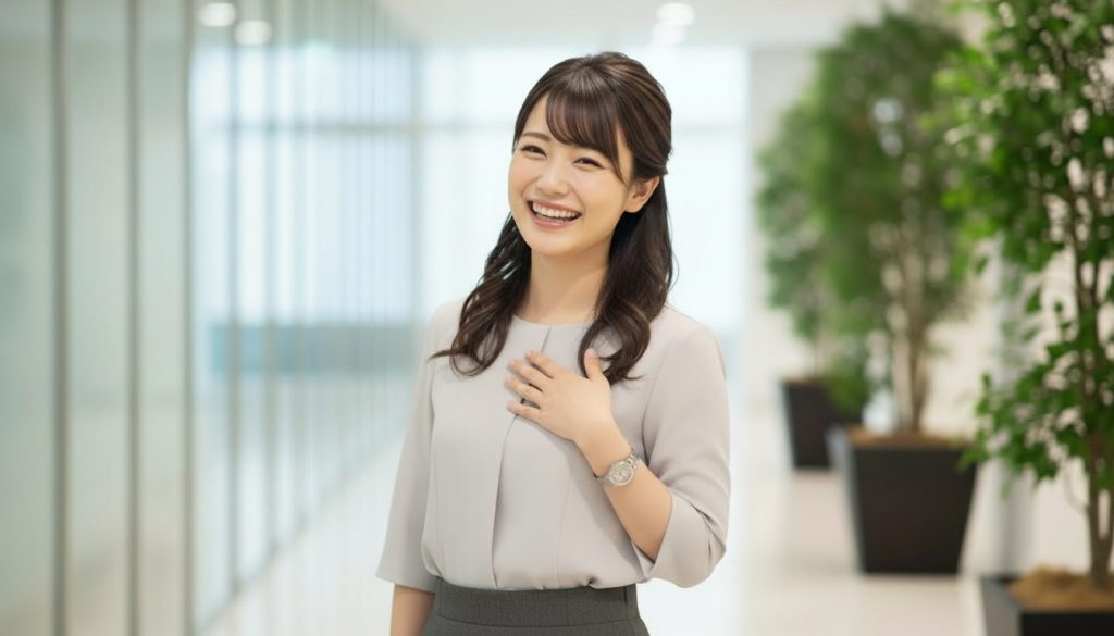 相手の思いを受け止める女性