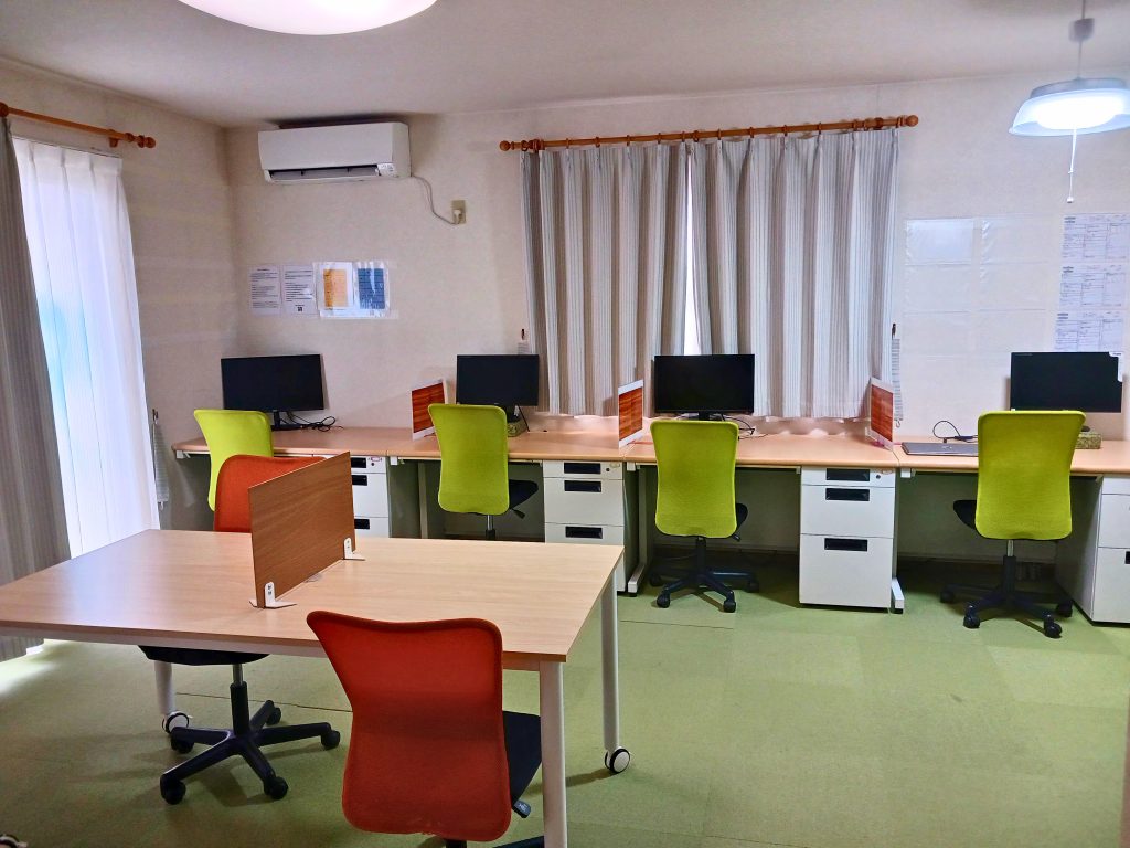 青森市にある就労支援事業所 アクセスジョブ青森の事業所内の様子