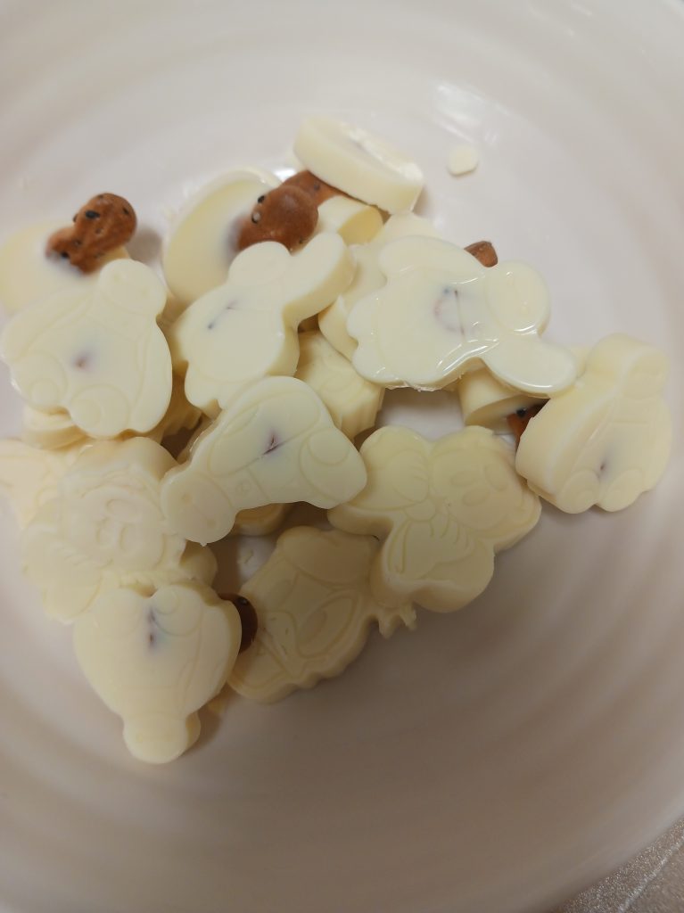 チョコレートが完成しました。