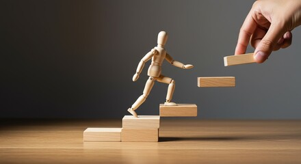 2026年 障害者雇用における就職活動で求められる3つの力。
ステップアップ、階段を上っていく様子。